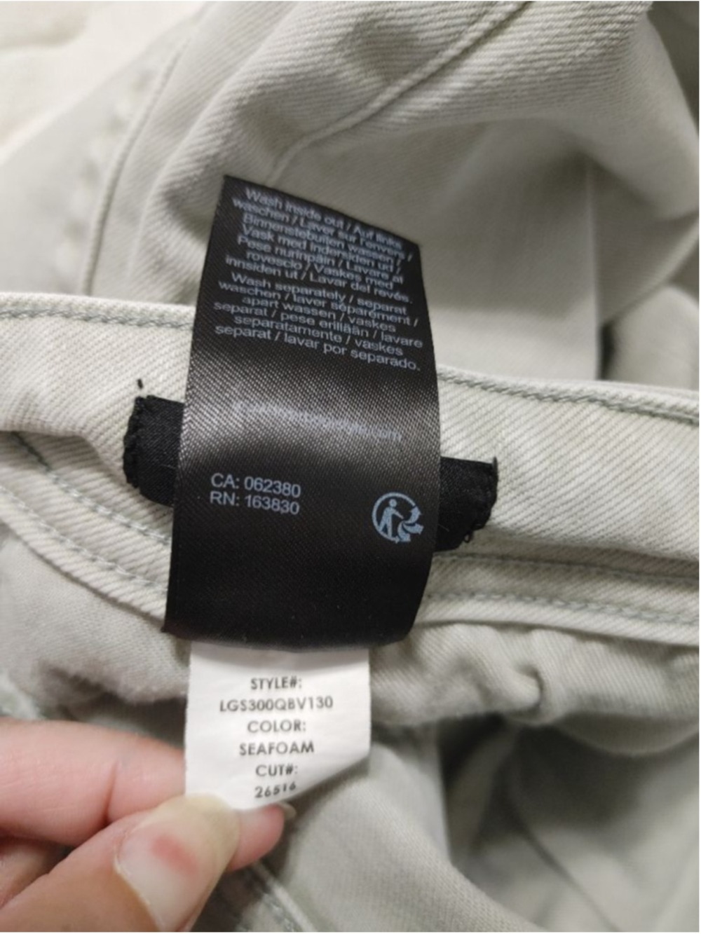 Men's Liverpool Kingston Modern Straight Jeans Waist 35 Seafoam - Picture 10 of 11